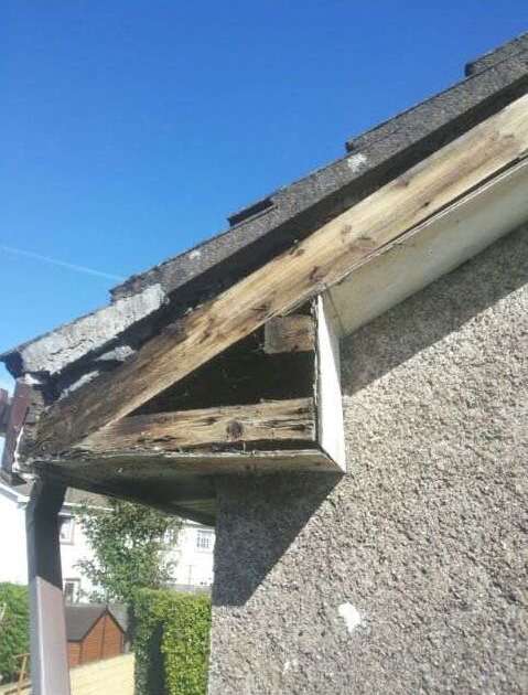 Timber Rotted on Upvc Fascia and soffit Dublin